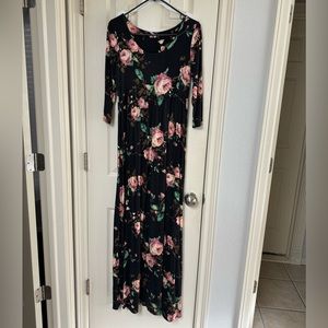 Pink blush maxi dress